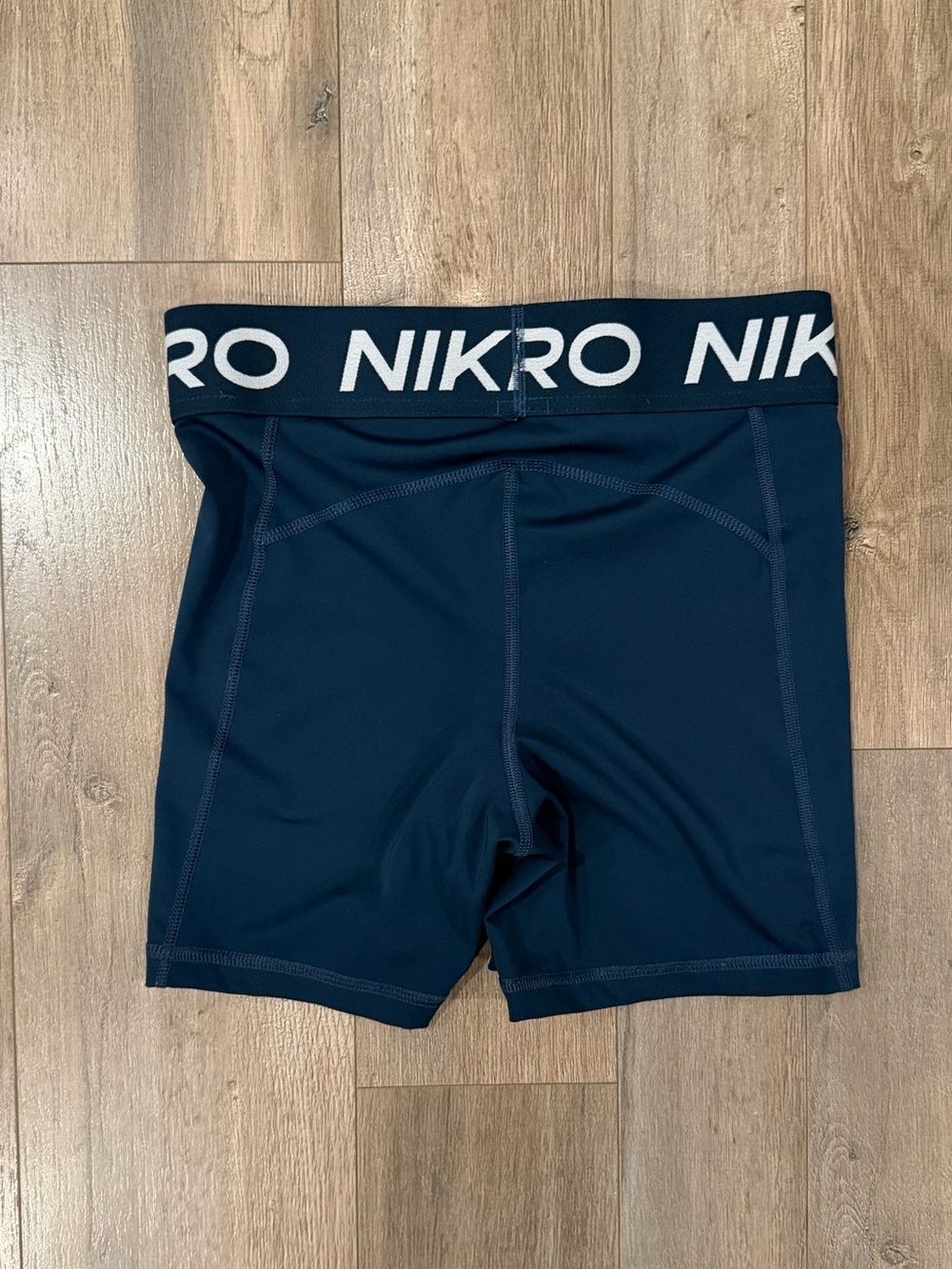 Nike Pro Blue Compression Shorts - Picture 2 of 6